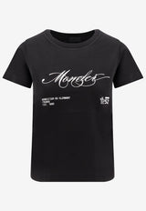 Moncler Signature Logo Crewneck T-shirt Black K20938C0000589AJS998_Black_29857647
