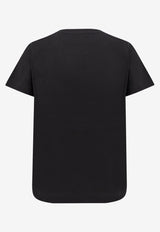 Moncler Signature Logo Crewneck T-shirt Black K20938C0000589AJS998_Black_29857647