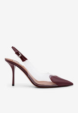 Alaïa Le Coeur 90 Slingback Pumps Burgundy AA3E083CK150325_ROUGE GRENAT_29838057
