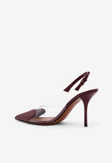 Alaïa Le Coeur 90 Slingback Pumps Burgundy AA3E083CK150325_ROUGE GRENAT_29838057