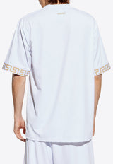 Versace Greca Border Crewneck T-shirt White 1004079 1A11119-2W110