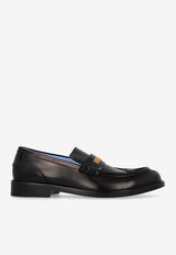 Logo Leather Loafers