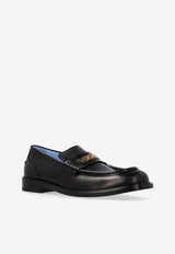 Logo Leather Loafers