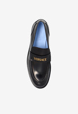 Logo Leather Loafers