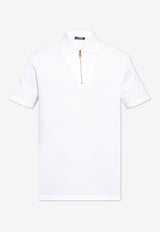 Medusa Zip Polo T-shirt