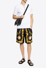 Medusa Zip Polo T-shirt