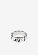 Greca Ring with Engraved Logo
