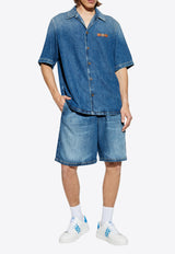 Medusa Biggie Denim Shirt