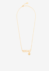 Versace La Medusa Logo Pendant Necklace 1020784 1A00620-3J000