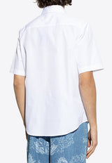 Embroidered Medusa Short-Sleeved Shirt