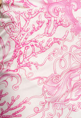 Underwater Barocco Draped Skirt