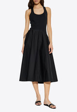 Flared Midi Tank Dress