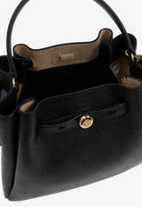 Tory Burch Small Romy Leather Bucket Bag Black 166982 0-001