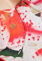 Floral Print One-Piece Swimsuit
