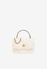Tory Burch Mini Kira Diamond Quilt Top Handle Bag Cream 158326 0-101