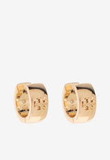 Kira Enameled Hoop Earrings