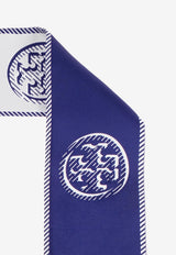 T Monogram Silk Ribbon Tie