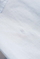 Moschino Mandarin Collar Asymmetrical Shirt 251E A0213 0526-2293