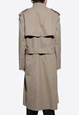 Moschino Double-Breasted Trench Coat 251ZZ V0605 0213-0082