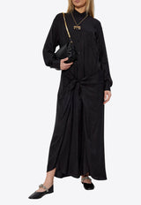 Moschino Maxi Shirt Dress with Waist-Tie 251E A0420 0549-0555