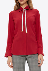 Apollo Long-Sleeved Silk Shirt