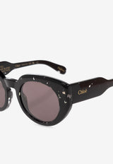 Chloé Gayia Cat-Eye Sunglasses Gray CH0311S 0-003