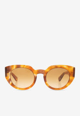 Chloé Gayia Cat-Eye Sunglasses Brown CH0311S 0-005
