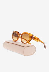 Chloé Gayia Cat-Eye Sunglasses Brown CH0311S 0-005