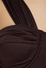 Logo Tag One-Piece Swimsuit