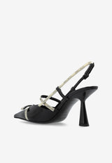 Danica 85 Patent Leather Slingback Pumps