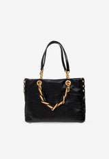 Balmain Small 1945 Soft Leather Tote Bag EN1FD871 LETF-0PA