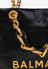 Balmain Small 1945 Soft Leather Tote Bag EN1FD871 LETF-0PA