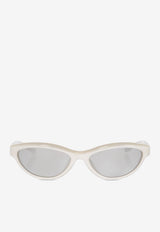 Jacquemus Curvo Cat-Eye Sunglasses Gray JAC134 0-C1SUN