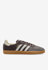Adidas Originals Samba OG Leather Low-Top Sneakers Brown ID1481 0-BROWN PUTGRE GOLDMT