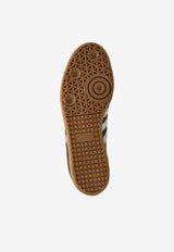 Adidas Originals Samba OG Leather Low-Top Sneakers Brown ID1481 0-BROWN PUTGRE GOLDMT