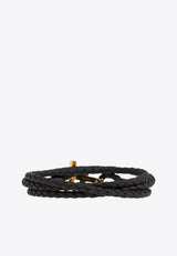 Tom Ford Leather bracelet Black JM005 ICL002G-1B023