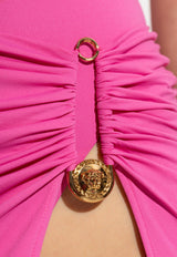 Versace Medusa Safety-Pin Beach Skirt Pink KĄPIELOWE 1021190 1A14814-1PV90