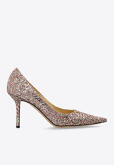 Love 85 Glittered Pumps