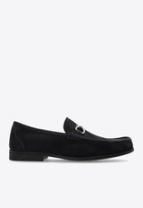 Gandioso Gancini Buckle Leather Loafers