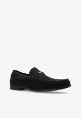 Gandioso Gancini Buckle Leather Loafers