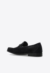 Gandioso Gancini Buckle Leather Loafers