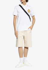 Embroidered Architectural Baroque Polo T-shirt