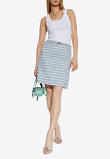 A-line Tweed Mini Skirt