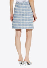 A-line Tweed Mini Skirt