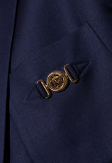 Versace Medusa Biggie Single-Breasted Blazer Blue 1016155 1A10993-1UN40