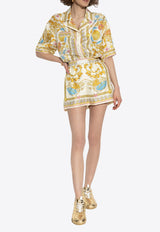 Underwater Barocco Silk Shorts