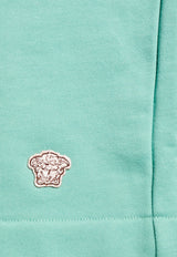 Embroidered Medusa Track Shorts