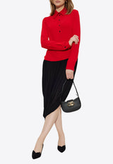 Asymmetric Midi Shirt Dress