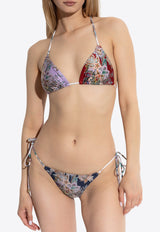 Rhiannon Floral Print Halterneck Bikini