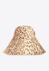 Animal Print Long Brim Bucket Hat
